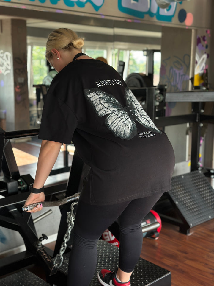 Born to lift (Backprint) Oversize Blast