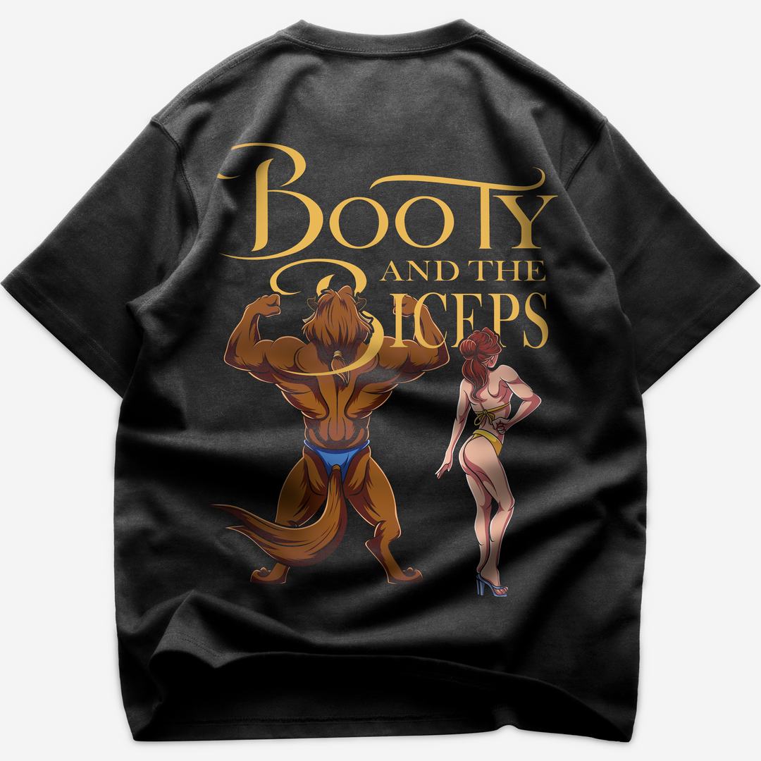 Booty and the Biceps (Backprint) Oversized Shirt