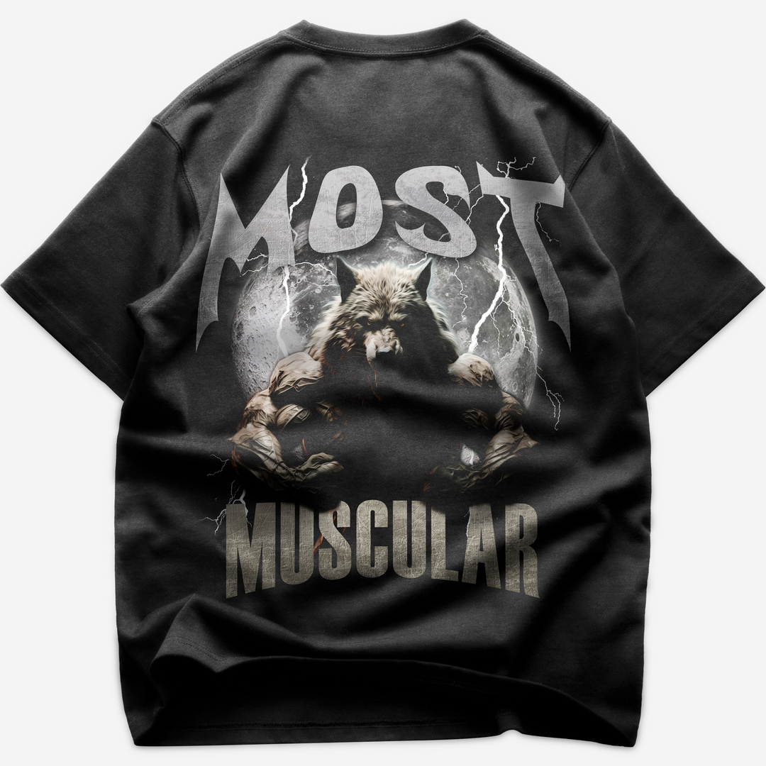 Most Muscular (Backprint) Oversized Shirt