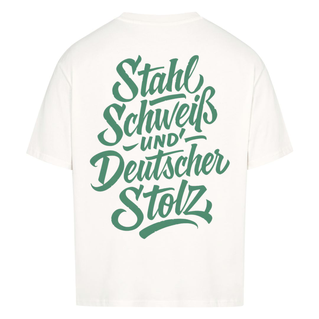 Stahl Schweiß Oversize (Backprint) T-Shirt