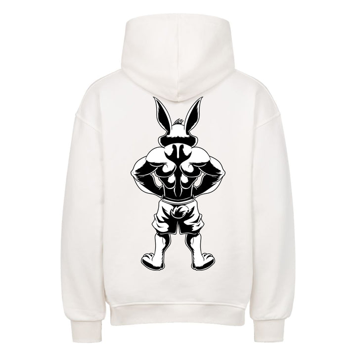 Bunny Flex B&W (Backprint) Oversized Hoodie