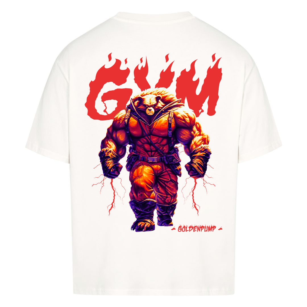 Gym-fire (Backprint) Oversized Shirt