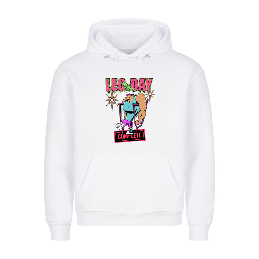 Leg day komplett hettegenser