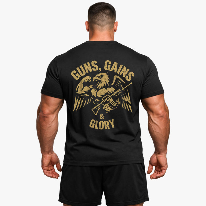 Gains & Glory (Backprint) T-Shirt