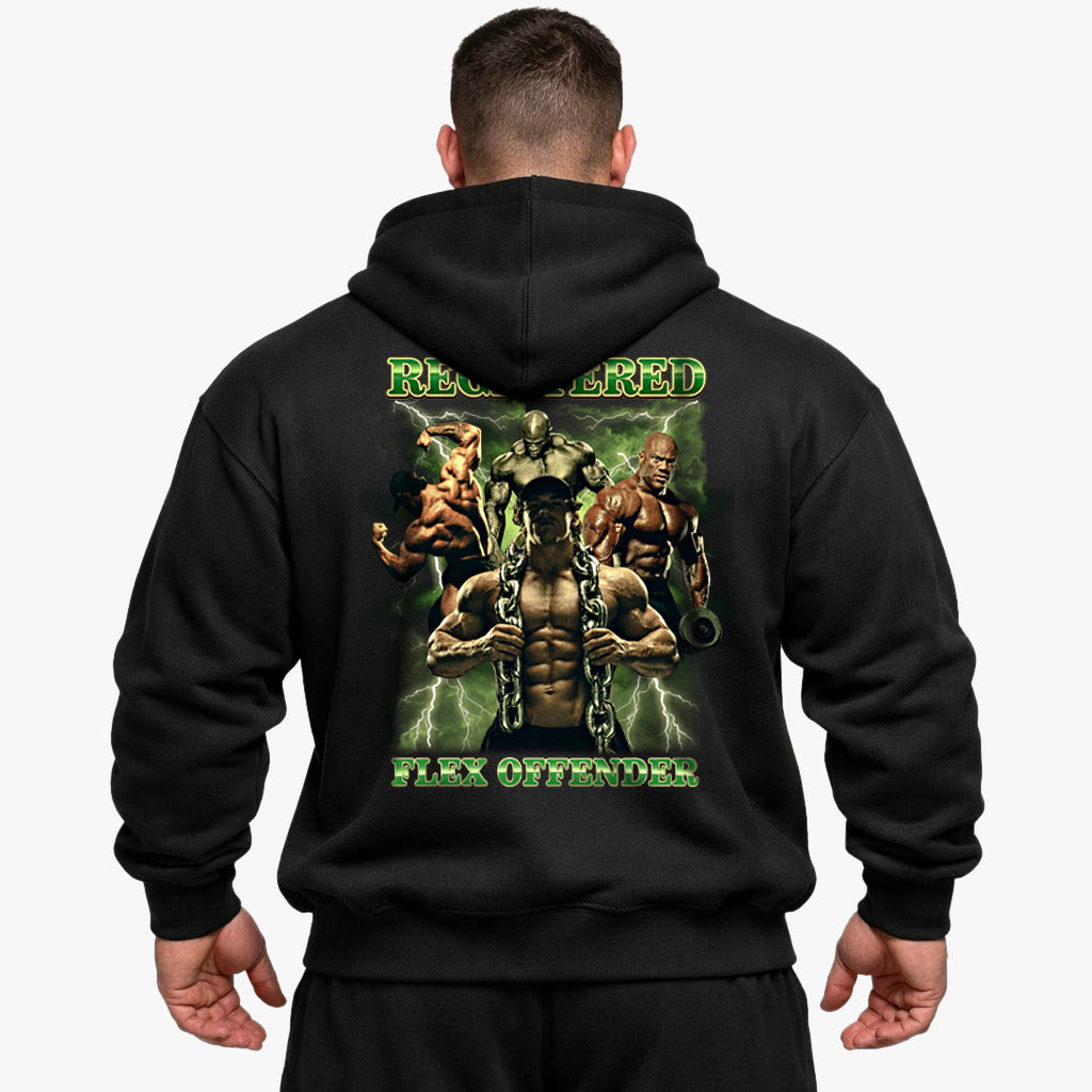 Registered Flex Offender (Backprint) Oversized Hoodie