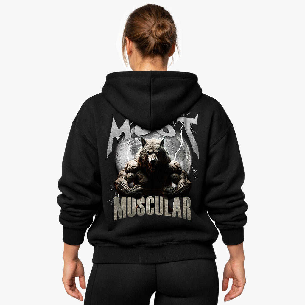 Most Muscular (Backprint) Oversized Hoodie