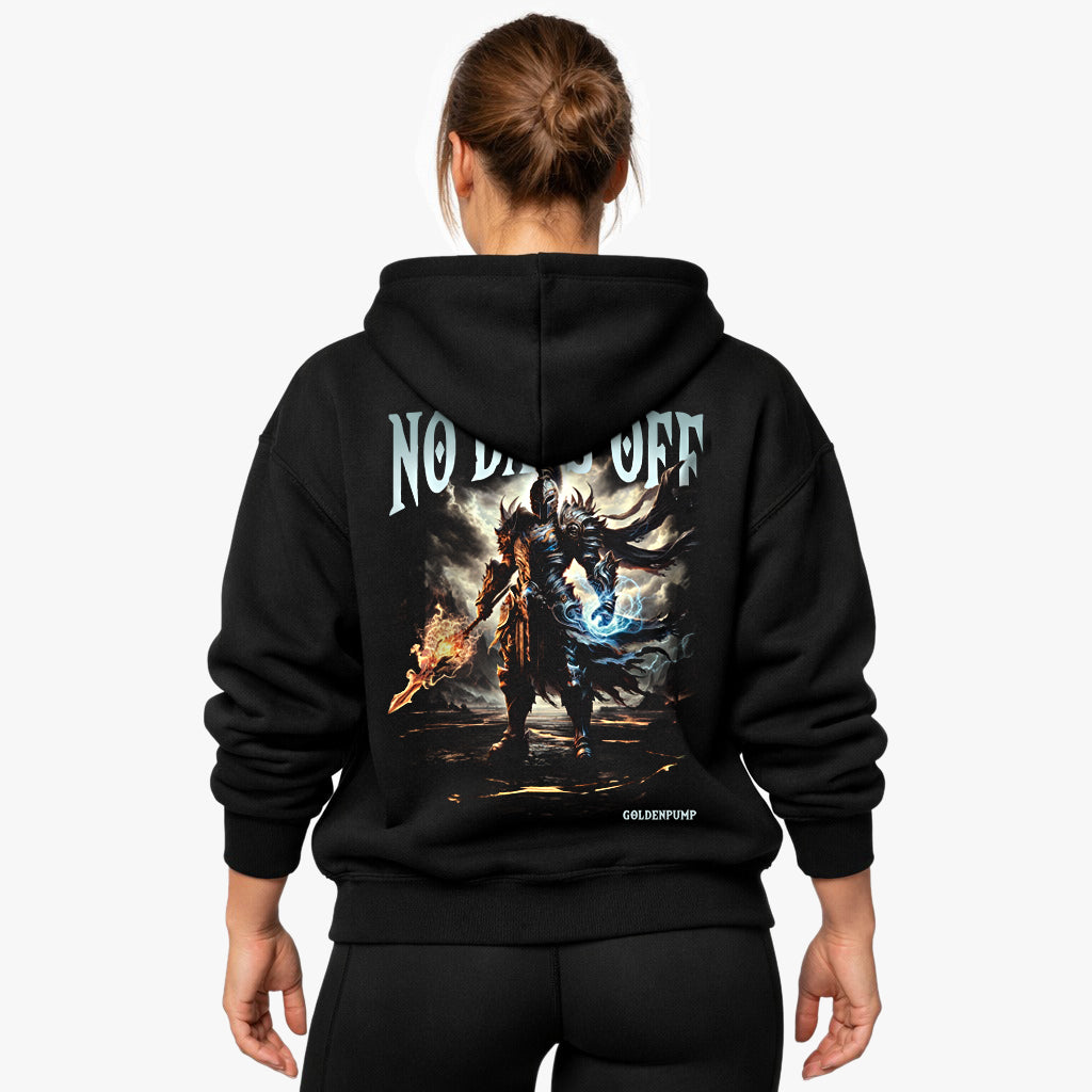 No days off Oversized (Backprint) Hoodie