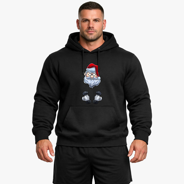 Santa Hoodie - Mit Taschendruck