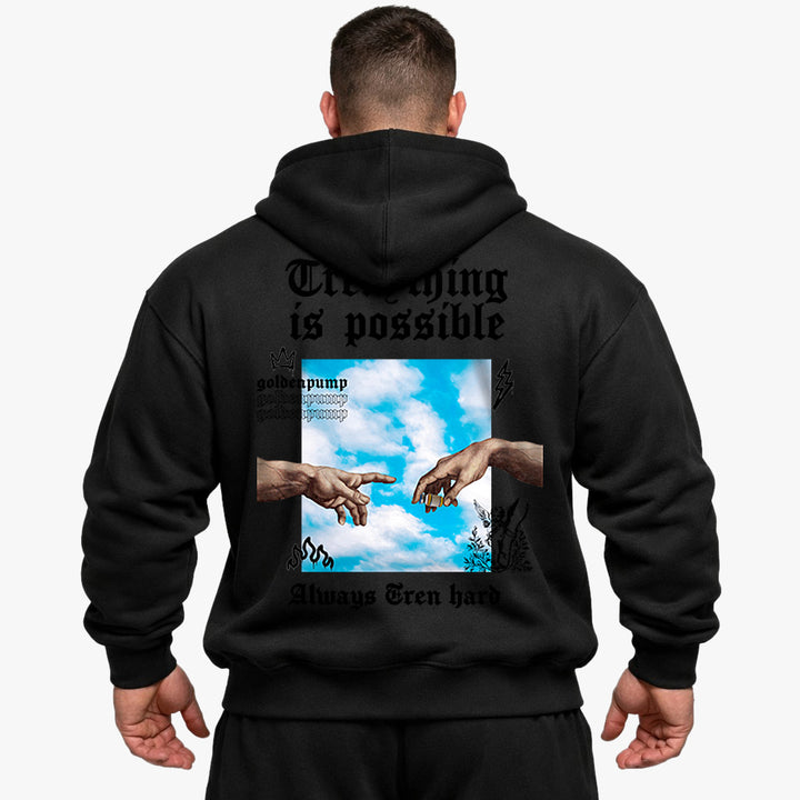 Trenything is possible Oversized (Backprint) Hoodie