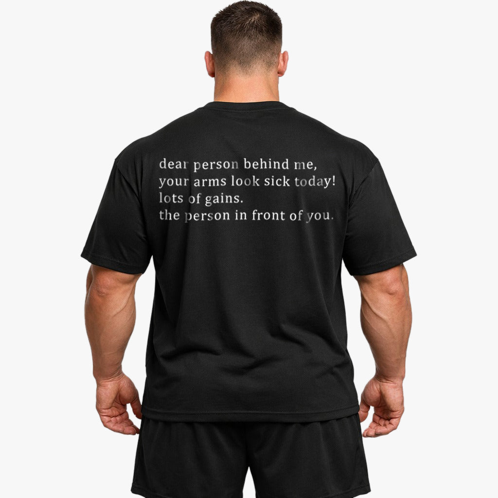 lots of gains (Backprint) Oversize Blast