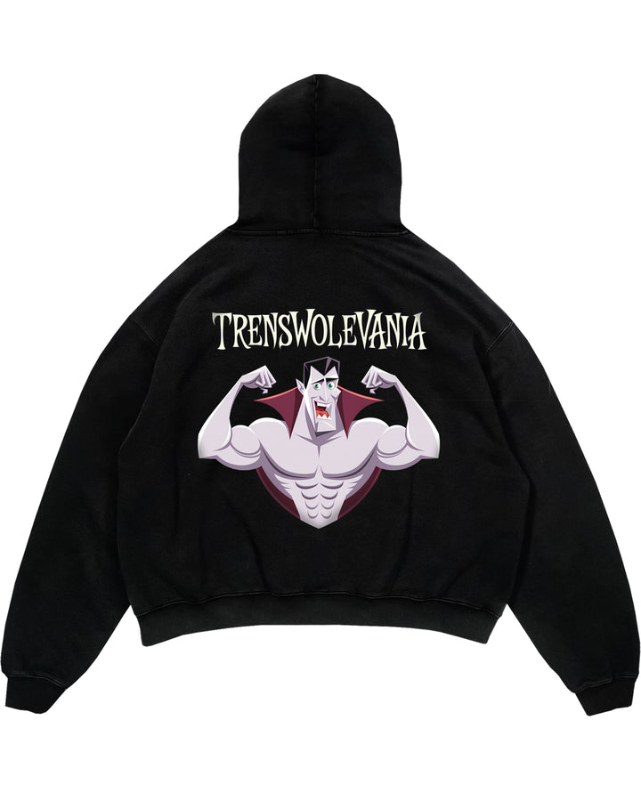 Trenswolevania(V2) Oversized (Backprint) hettegenser