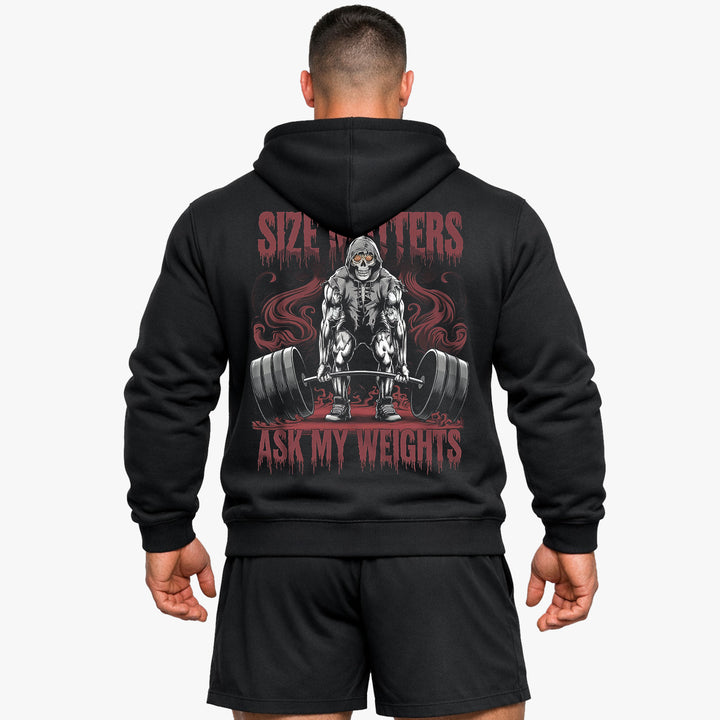 size matters (Backprint) Hoodie